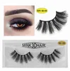 3D Mink Eyelashes Eye Makeup Mink False Lashes mjuka naturliga tjocka falska ögonfransar 3D Eye Lashes Extension Verktyg 20 Styles2004132