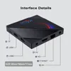 H96 Max H616 TV Box Android 10.0 Allwinner Quad Core 2GB 16GB HD 6K Media Player