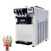 Desktop Soft Ice Cream Maker Machine Rostfritt stål med LCD -panel Ice Cream Vending Machine 1600W