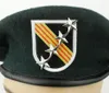 Bérets Guerre du Vietnam Armée américaine 5ème groupe de forces spéciales Béret vert Casquette Insigne Chapeau M Store13808905