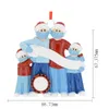 2020 DIY Nazwa Błogosławieństwa Snowman Choinka wisząca wisior Pvc Spot Mask Nowe ozdoby świąteczne Święty Ozdoby Świętego Clausa Flat 5391739
