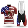 Nuovo 2024 US Army Cycling team CCC maglia 19D pad pantaloncini da bici set quick dry Ropa Ciclismo Mens pro CICLISMO Maillot Culotte usura