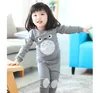 Sonbahar Çocuk Kıyafetleri Çocuk Giyim Seti Erkekler ve Kız Pijamalar Setler Totoro Nightwear Pamuk Pijama4686844