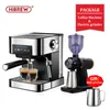 Hibrew Espresso Coffee Maszyna Inox Semi Automatyczny Expresso Maker, Cafe Proszek Espresso Maker, Cappuccino do domu