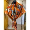 Scarves Luxury Cashmere Silk Thin Scarf Fashion Ethnic Tribal Style Print Shawl Kerchief Large Blanket Stole 90*90cm