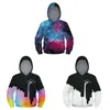 European And American New Star 3D Digital Printing Children's Clothing Zipper Sweater Loose Casual Hooded Coat