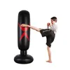 160CM Training Fitness Vertical Inflatable Boxing Bag PVC Thickening Boxing Pillar Tumbler Column Punching Bag Fitness Tool6990957