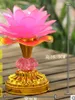 Lotus Flower Lights Buddha Bright Lamp LED Colorful Table Lamps 52 Buddhist Songs Buddha Music Machine Color Changing Temple Light341n