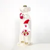 Christmas decorations three-dimensional cloth doll Christmas flannelette red wine Cover champagne bottle Cover T3I51115