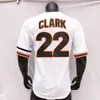 22 Will Clark Jersey 1989 WS Patch Coopers-town Cinza Pinstripe Preto Creme Branco Laranja Home Away Todos Homens Costurados Tamanho M-3XL