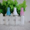 200pcs 50 ml przezroczyste przezroczyste plastikowe perfumy puste spray butelka Makijaż Makijaż Pompa Spray Atomizer Gadżet
