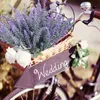 Decorative Flowers 6x Bundles Artificial Lavender Bouquet Fake Bunch Purple Plant For Wedding Home Decor Off