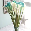 Artificielle Calla Lily Fleur Simulation Real Touch PE Fleurs Main Bouquet Flores Décoration De Mariage Fausses Fleurs Fournitures De Fête002