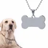 Benform Personlig Hund Tagg Pet Dog Metal Blank Tag Rostfritt Stål Militär ID-kort Graverat Blank Pet Tag Etiqueta Para Mascotas