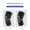 ELBOW KNEE PADS 1PC Sports Knepad Pressuriserad Elastic Support Fitness Gear Basketball Volleyball Brace Protector1