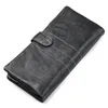 コード147本物の革の女性財布ロングジッパークラッチバッグコインポケットとカードホルダーの女性財布高品質266g
