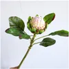 Avrupa Tarzı Tek Saç Dikim İmparator Dekoratif Çiçekler Simülasyon Yapay Buket Düğün Otel Çiçek Malzemesi Çekim