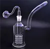 8inch Glass Beaker Bong Dab Rig 4 Mobius Matrix Perc Percolator Heady Water Pipes Bong Bubbler Water Pipe con ciotola e pentola da 14 mm