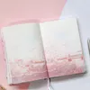 „Sakura Trip“ Hardcover-Tagebuch, schönes Notizbuch, farbiges Papier, Notizblock, Tagebuch, Memo, Mädchen, süßes Schreibwaren-Geschenk