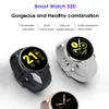 S30 Smart Orologio Smart Fitness Tracker Compresa cardiaca Blood Pressure Schermo in vetro curvo Eclusive dati Sport DATA REMOTO Smartwatch con scatola al minuto