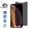 Protecteur d'écran de confidentialité pour iPhone 15 pro max 14 plus 13 12 11 Pro Xs Max X XR 7 8, verre trempé Samsung S22 S23 avec boîte en papier