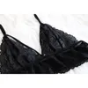 1PC Sexy Reggiseno di pizzo floreale Senza soluzione di continuità Bralette Coppa trasparente Reggiseni senza fili Reggiseno Lingerie Biancheria intima Filo Reggiseno Bustier Sheer Top293u