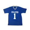 Jersey Men Futebol personalizado Retro Sean Taylor High School Todos os costurado frete grátis malha algum nome Azul