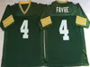 Ncaa Men's Vintage Brett Favre Paul Hornung Bart Starr Ray Nitschke Reggie White MN Football Sticthed Jersey Green