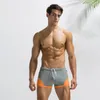 Мода марка мужчины купальниках Boxer человек Sexy Slim Fit плавать Boxer шорты творческий Купальники Майо De Bain купальный костюм Горячая продажа