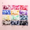 Ins Popular Tie Dye Hair Accessories Bow pannband Baby Girl Elegant Hair Bows Accessories Multi Choice9313887