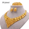 24k goldschmuck set ohrring halsketten