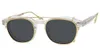 Gafas de sol Brand Men Clipon Polarizado Gris Gafas de sol de lente verde oscuro Marcos de anteojos de gafas ópticas de gafas ópticas