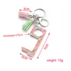 Keychain 비접촉식 도어 오프너 키 링 터치 터치 프리 풀어 푸셔 - 손을 깨끗하게 깨끗하게 열쇠 고리 열쇠 고리 귀여운 패턴 인쇄 방지 도구 열쇠 고리