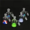 Haishahs Glass Ash Catcher dla Bongs 90 45 stopni 14mm 18mm Bubbler Bong Oil Rigns Damber Tools