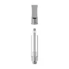 510 Thick oil Atomizer Ceramic Glass Cartridges 0.5ml 1ml Vaporizer Tank with Metal Flat tip