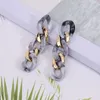 Nuovi orecchini a goccia vintage acrilici a catena lunga alla moda per le donne 2020 GEOMEtrica di riferimento per la dichiarazione di resina marrone retrò regali di gioielli retrò9986916