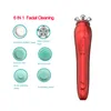 Personal Skin Care Mini Facial Cleansing Brush 3D Roller Face Massage CO2 Bubble Whiten Device With 6 Heads