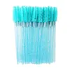 QSTY eyelash brush makeup brushes 50pcs individual disposable mascara applicator comb wand lash makeup brushes tools 6colors218x5934947