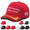 미국 Electio 트럼프 만들기 미국의 위대한 야구 모자 모자 코튼 힙합 ​​모자 자수 조절 스냅 백은 HHE1416 캡