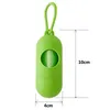 Hund Plastpåsar Bärbar Pet Dog Dispenser Garbage Case Poop Bags Pet Waste Väska Engångsväskor för husdjur Produkt HHE1448