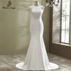 Foto Real estilo elegante sirena vestido de novia vestido de matrimonio robe de mariee vestidos de novia sereia vestidos de novia