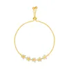 2020 new classic crystal five leaf flower bracelet Korean female jewelry fashion bracelet student's best friend