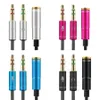 3.5mm Audio Cable Headphone Microphone Splitter 3.5mm 2 Male To Female Jack AUX Extension Adapter PC Converter Cord