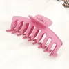 New Fashion Sweet and versatile simple large 11cm hair clips matte color bath hair catch Women girl for Hair Accessori