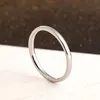 Minimalisme 2mm roestvrij staal vinger ringen mannen vrouwen bandring voor groothandel sieraden maat 5-12