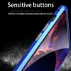 Dubbelsidig härdad glasmetall Bumper Anti-Drop Protector Magnetic Cover Case för Samsung Galaxy A10 A10E A20 A20E A30 A40 A50 A70 A90