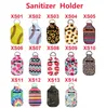 sanitizer holder 14 Colors Pattern Printing Chapstick Holders Party favor Keychain Girl Lipstick Keychains For Valentin