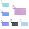 Silicone Mask Storage Box Temporary Storage Clip Folded Portable Travel Household Mask Case Waterproof Container Masks Holder DDA532