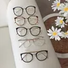 Chegada Nova Quadro olhos grandes e redondos Projeto Revival Optical copos de plástico com pés Full Metal Moda Mulheres Eyewear Atacado