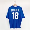 Coppa del Mondo 1998 Versione retrò Maglia da calcio Italia BAGGIO R 98 VIERI DEL PIERO MALDINI Maglia da calcio Away ZOLA MORIERO MATTEO divise da calcio